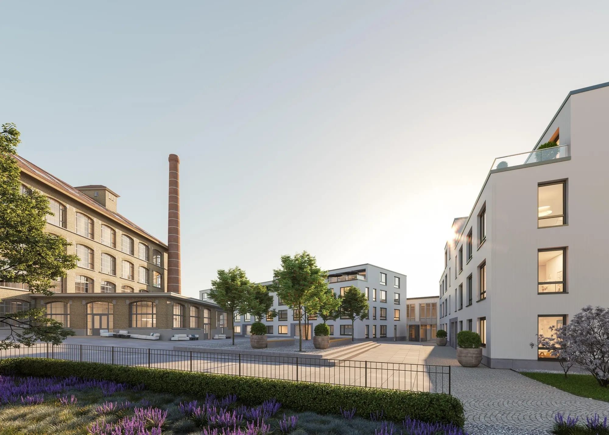Giessen-Areal, Wädenswil ZH – Visualisierung Innenhof (Peschar Allround)